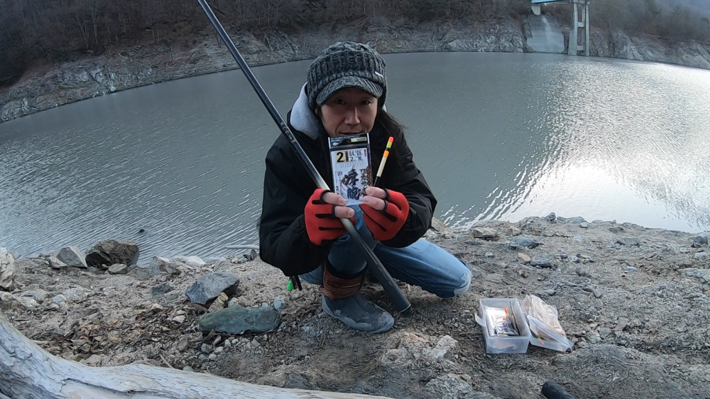 山奥のリザーバーで幻？のワカサギ を狙って来ました！